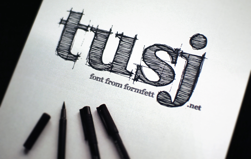 cool handwritten typography